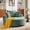 Green, variant on Round Accent Chair, 360 Swivel Chenille Barrel Chair, Fluffy Modern Sleeper for Living Room, Bedroom, Reading Room and Lounge