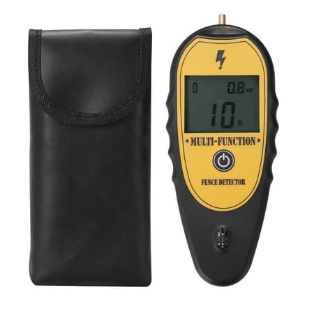 

Arealer 200-15000V Ranch Fence Digital Display Voltege Current Current Direction Tester Farm Electronic Fence Fault Finder Current Direction Measuring LCD Backlight Display with Storage Bag