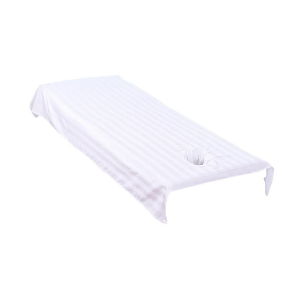 Sábana protectora suave de algodón para mesa de masajes de salón de belleza para adultos