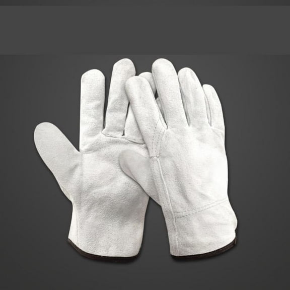 Cow Leather Gloves Fireproof Anti-heat Insulation Work Safety Gloves Hand Security Protection