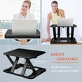 thumbnail image 5 of Gymax Adjustable Height Sit/Stand Desk Computer Lift Riser Laptop Work Station White, 5 of 10