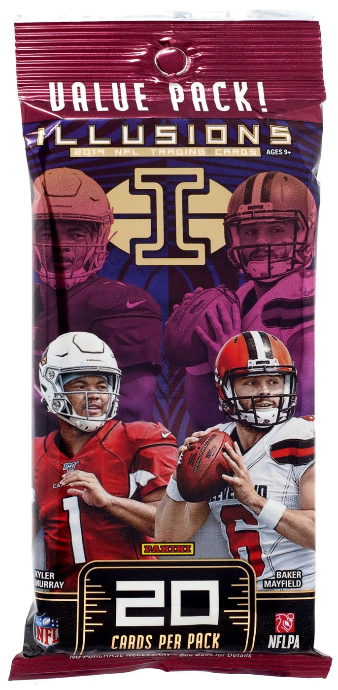 19 PANINI ILLUSIONS FOOTBALL FAT PACK