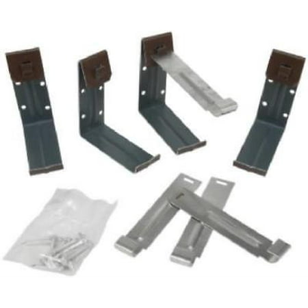 

4 Brown Galvanized Steel Fascia Bracket With Nails Only One