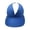 EK12- Royal Blue, variant on HACie Women's UPF 50 UV Protection Sun Visor Hat, Wide Brim Lightweight Foldable Ponytail Cap for Summer Beach Wine