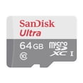 thumbnail image 2 of Tarjeta de memoria SanDisk Ultra 64GB microSDXC con adaptador SD x3, 2 of 3