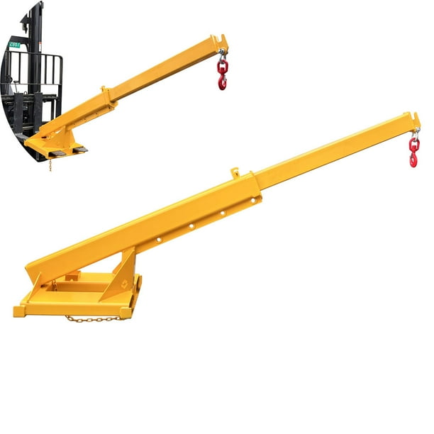 INTSUPERMAI Forklift Boom Telescoping Jib Crane Extended Boom 6600lbs