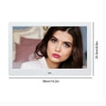 thumbnail image 3 of Oefntac Digital Picture Frame 15.4-inch HD Digital Photo Frame Electronic Photo Album Calendar Clock Pictures Video Music Loop Playback Support Connected to The Computer,Headphones,speakers, 3 of 7