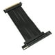 thumbnail image 4 of Cable elevador PCIE 4.0 X16 Cable de extensión de tarjeta gráfica Cable adaptador de GPU de alta velocidad de 90 grados Negro, 4 of 14