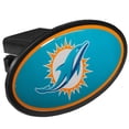 thumbnail image 1 of NFL Miami Dolphins Plastic Logo Hitch Cover, Class III, 1 of 3