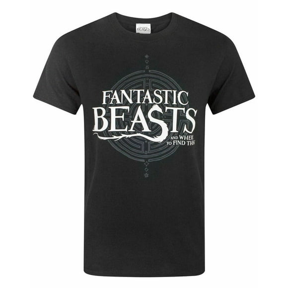 Fantastic Beasts And Where To Find Them Mens Black Short Sleeved T-Shirt