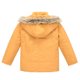 thumbnail image 3 of Gibobby Abrigos de invierno para bebés y niñasAbrigo grueso de invierno para niños y niñas con bolsillo, chaqueta con capucha, cremallera a de viento par(Naranja, 9-10 Años), 3 of 5