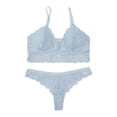 thumbnail image 1 of Coordinado Secret Treasures para Mujer, Azul en Encaje de Floral Talla CH, 1 of 4