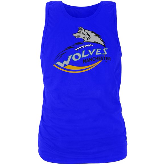 Manchester Wolves - Logo Blue Adult Tank Top