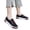 Black, variant on YOUYEDIAN Sneakers for Women Fashion Round Toe Comfy Platform Canvas Sneakers Versatile Casual Slip On Flat Shoes