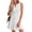 White, variant on QUNYINEY Summer Dresses for Women Midi A Line Solid Short Sleeve A Line Dress Flowy V Neck Elastic Waist Loose Fit Casual Dresses