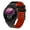 Black-Red, variant on For Garmin Forerunner 255 Music 22mm Perforated Two-color Silicone Watch Band