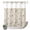 Light Beige Light Green Light Brown, variant on No Hook Shower Curtain, Sparrow Shower Curtains for Bathroom with See Through Top Window, Spring Birds on The Branches Retro Country Beige Waterproof & Washable Bath Curtain Long 72"x78"