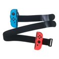 thumbnail image 1 of Juego de correa ajustable para la pierna, muñequera, juego de baile, cinturones de nailon elásticos para Nintendo Switch Jumpingount EL5066-00B, 1 of 2
