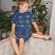 thumbnail image 4 of Fotbe Raccoon blue point Pijama Estampada de 2 Piezas para Niños – Ropa de Dormir de Manga Corta Cómoda para Niños y Niñas, Camiseta y Shorts de Algodón-3X-Large, 4 of 6