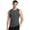 Dark Gray, variant on Men's Sleeveless Quick Dry Athletic Tank Top with Moisture Wicking Fabric and Slim Fit Design in Solid Colors for Gym Workouts Running Errands Beach Days Hiking Trails Dark Blue S