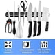 thumbnail image 4 of Porta cuchillos de cocina magnético 2 piezas 33 cm barra magnética cuchillos herramientas barra magnética porta cuchillos imán de pared cuchillo porta cuchillos magnético barra magnética, 4 of 5