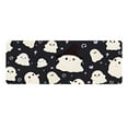 thumbnail image 3 of Kugisaki Cute Ghost Mouse Pad Large Desk Mat Non-Slip Rubber Base Stitched Edge Large Extended Desk Protector for Home Office,23.6"x11.8", 3 of 7