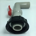 thumbnail image 3 of Paquete de 2 Válvulas de Drenaje Del de Agua Adaptador de Grifo de Válvula Conector de 60 Mm 1 Sharpla Grifo de tanque de almacenamiento IBC de 1000 l, 3 of 8