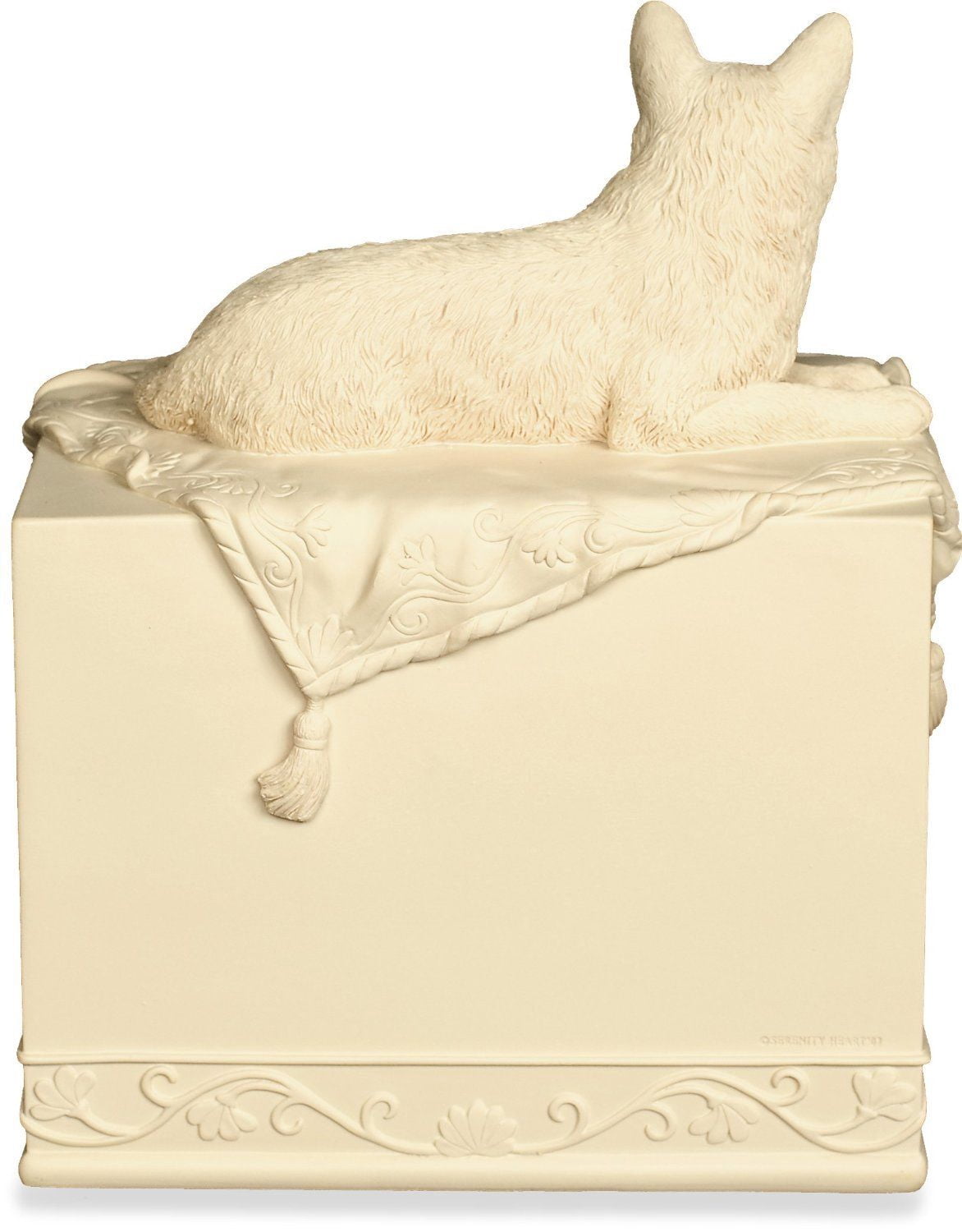 Serenity Heart BELOVED COMPANION PET URN, Cat, 6" Tall, by AngelStar 49504