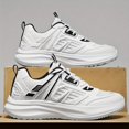 thumbnail image 5 of Men's Outdoor Sports Shoes, Lace up Gym, Lightweight and Breathable Road Marathon Running Shoes, Walking Shoes for Women, Fashionable and Breathable,Casual Shoes, Mesh Breathable Outdoor Men's Shoes, 5 of 8