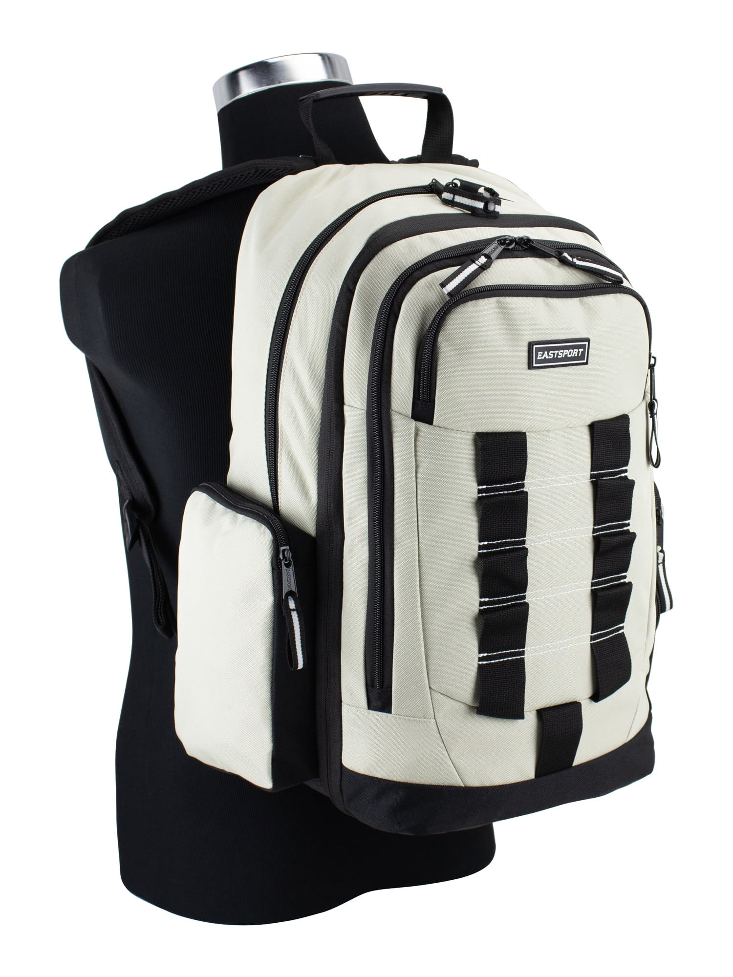 Eastsport Unisex Allegiance Expandable Recycled Backpack, Pelican