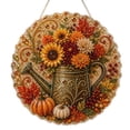 thumbnail image 4 of Kbndieu Fall Hanging Decorations for Home Diamond Art Painting Kits for Adults Beginner, Thanksgiving Autumn Harvest Special Shaped Pearl Painting Kits Gifts for Home Door Wall Decor, 4 of 5