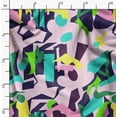 thumbnail image 2 of Soimoi Pink Fabric - By the Yard - 42 Inch Wide - Abstract Geometric Textile - Modern and Artistic Fusion for Fashion and Home Printed Fabric, 2 of 6