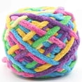 thumbnail image 2 of DIY Knitting Kit,Chunky Knit Yarn Soft Velvet Yarn Crochet Knitting Blanket Yarn DIY Craft For Knit Sweaters Blankets Shoes Scarves Clothes, 2 of 5