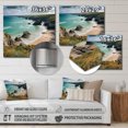 thumbnail image 4 of Designart "Expansive Coastal Views IV" Coastal Metal Wall Art, 4 of 5