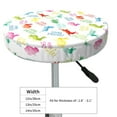 thumbnail image 2 of Goofa Happy Easter Rabbit Printed Stool Covers Round, Waterproof Round Bar Stool Covers Anti-Slip Round Bar Stool Seat Cover with Elastic Bands Durable -14 inch, 2 of 7