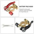 thumbnail image 2 of Battery Terminal Connector Car Brass Pile Head with Wrench 1Set, 2 of 4