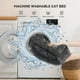 thumbnail image 4 of Cama rectangular Zerbuger para gatos y perros, suave y lavable, color gris oscuro, 4 of 7