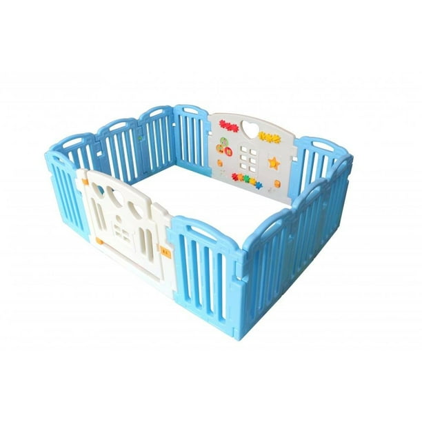 Baby Playpen Kids 14 Panel Safety Play Center Yard Home Indoor Outdoor Pen By Walmart Com Walmart Com