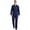 Navy, variant on Men's Long Sleeve Coverall, Action Back Coverall Relaxed Fit, Work Wear Suit, Black Coverall