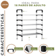 thumbnail image 4 of Zapatera Linium 18 Pares Armable 5 Niveles Organizador, 4 of 8