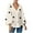 White, variant on ShiShine Women's Elegant Polka Dot Print Tops Cute Puff Sleeve Collared Formal Shirts Dressy Casual V Neck Work Vacation Blouses