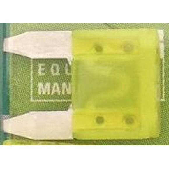 Littelfuse . Fuse MIN20BP Mini; Yellow Blade; 20 Amp; Pack Of 5; Carded