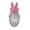 Pink, variant on Easter Bunny Glass Candy Jar with Eggs & Chicks - Versatile Storage for Treats, Ideal Gift Box for Easter Parties and Celebrations, Perfect for All Ages Yellow