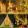 thumbnail image 5 of Solar String Lights Outdoor, 99FT 300 LED Copper Wire Lights, 8 Modes Solar Powered Fairy Lights, Waterproof Decoration Lights for Garden Yard Party Wedding Christmas (Warm White), 5 of 8