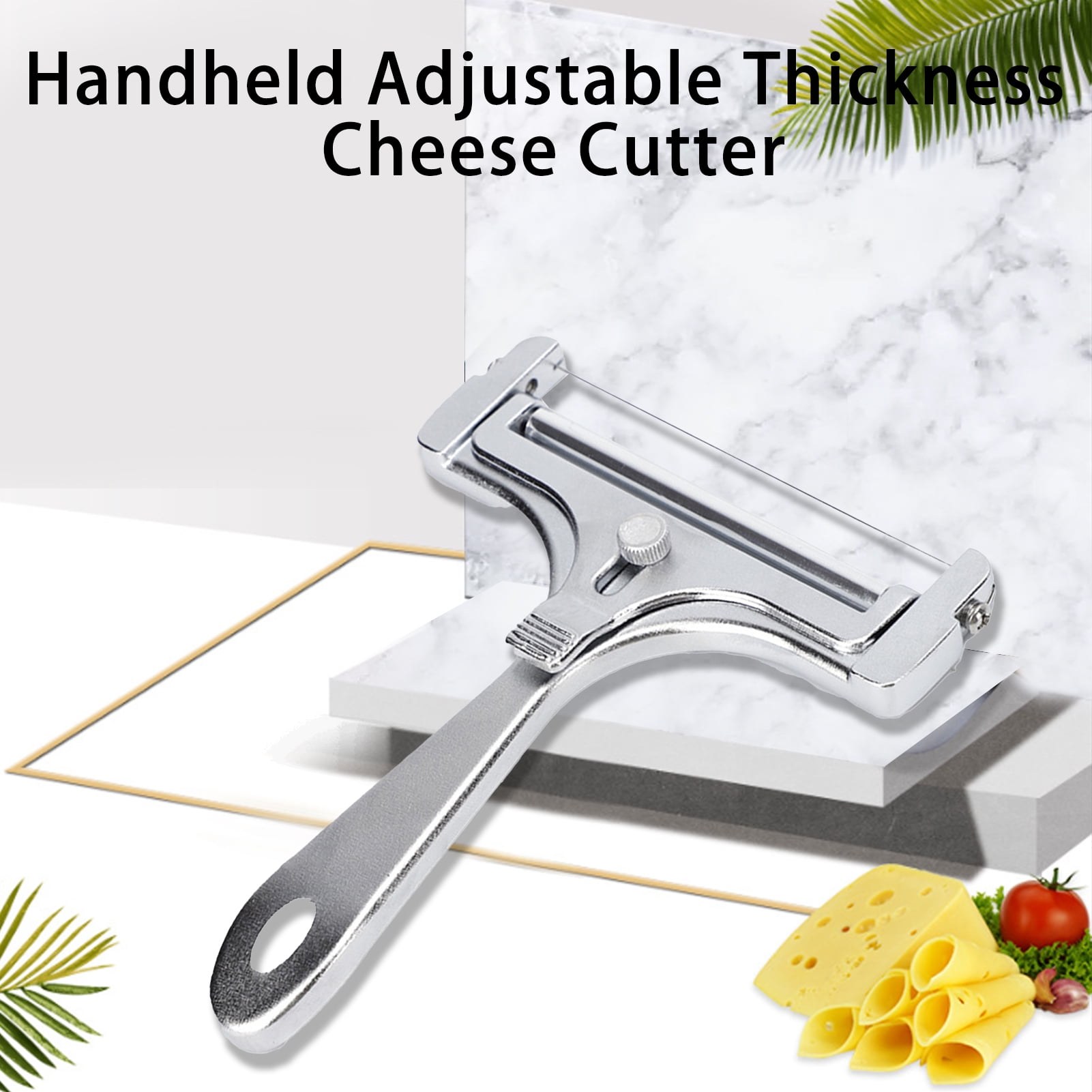 Skinada Pro Cheese Slicer With Adjustable Thickness Stainless Steel