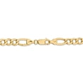 thumbnail image 4 of 14k Yellow Gold 7.3mm Figaro Chain Necklace - with Secure Lobster Lock Clasp 26", 4 of 6