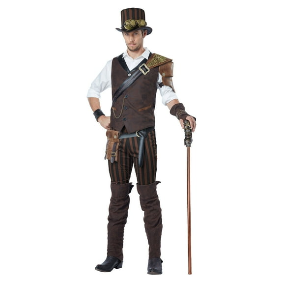 California Costume Collections Steampunk Adventurer Men's Fancy-Dress Costume for Adult, S