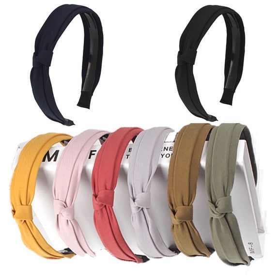 Miorin Under $5 Headbands for Women's Hair Accessories, Simple Sweet Elastic Hair Head Hoop, Cuffed Knotted Headband Daily Hair Accessories, Green Heardband