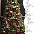 thumbnail image 1 of Adornos Navideños Colgantes Hot6sl, Ciervos transparentes para Árbol de Navidad, 1 of 7