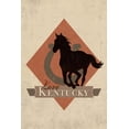 thumbnail image 5 of Kentucky, Love, Argyle with Horse, Contour, Lantern Press, Premium Playing Cards, 52 Card Deck with Jokers, USA Made, 5 of 5